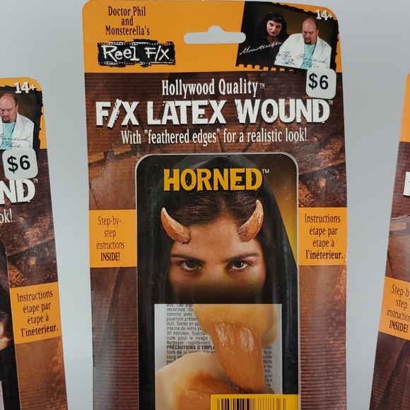 Halloween F/X Latex Wound Lot - Picture 5 of 10